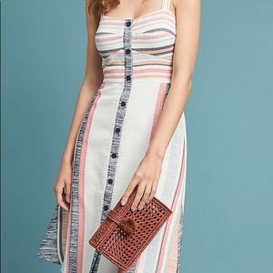 Pastel Striped Hutch Anthropologie Dress - size 12